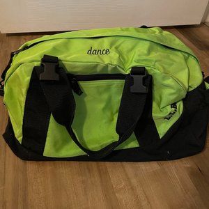 L.L. Bean Small Adventure Duffel Dance Bag Lime Green